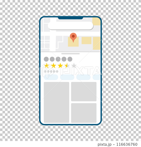 googleマップのスマホ画面 116636760