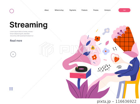 Life Unframed: Flower music -modern flat vector concept illustration of person listening to gramophone. Metaphor of unpredictability, imagination, whimsy, cycle of existence, play, growth, discovery Life Unframed: Flower music -modern flat vector concept illustration of person listening to gramophone. Metaphor of unpredictability, imagination, whimsy, cycle of existence, play, growth, discovery 116636922
