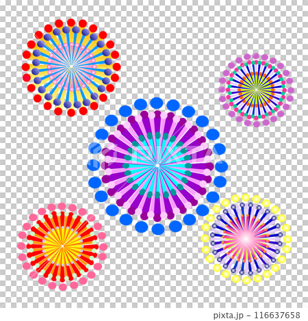花火のイラスト 116637658