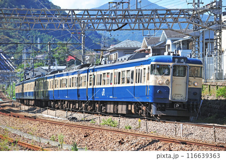 中央本線 四方津ー上野原 JR東日本 115系 M9+M3編成(豊田) 中央本線 四方津ー上野原 JR東日本 115系 M9+M3編成(豊田) 116639363