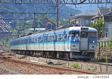 中央本線 四方津ー上野原 JR東日本 115系 C8編成(長野) 中央本線 四方津ー上野原 JR東日本 115系 C8編成(長野) 116639368