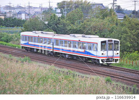 関東鉄道　常総線　新守谷ー水海道　キハ2303+キハ2304 116639914