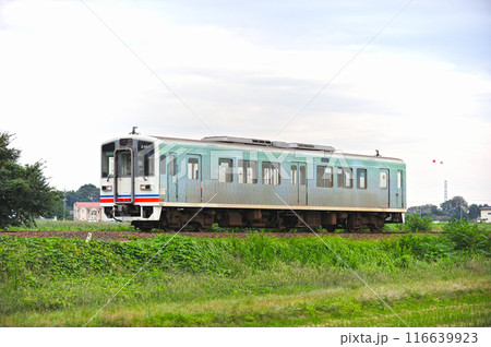 関東鉄道　常総線　下妻ー大宝　キハ2401 116639923