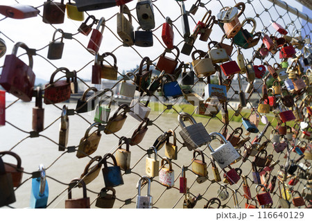 Marko Feingold Footbridge over the Salzach River in Salzburg, Austria 116640129