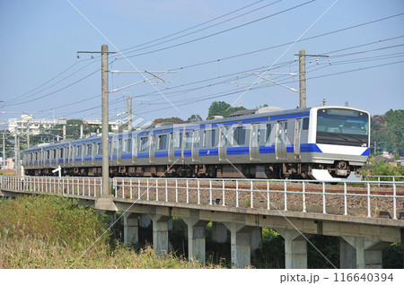 常磐線 高浜ー神立 JR東日本 E531系 K404編成(勝田) 常磐線 高浜ー神立 JR東日本 E531系 K404編成(勝田) 116640394