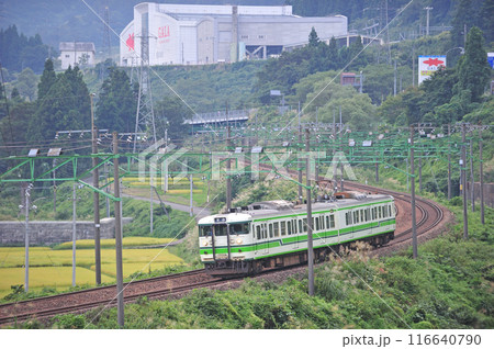 上越線　越後湯沢ー石打　JR東日本　115系　S1編成（新潟） 116640790