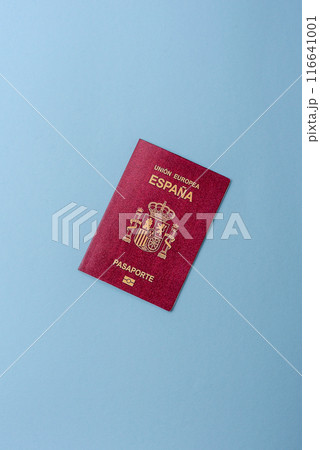 Physical paper international passport of a Spanish citizen Physical paper international passport of a Spanish citizen 116641001