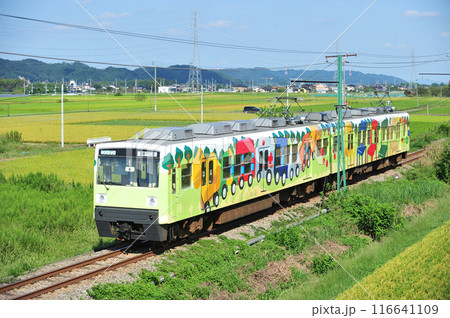上信電鉄　上州新屋ー上州福島　1000形　1001F 116641109