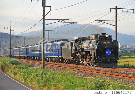 上越線　後閑ー沼田　JR東日本　D51-498＋12系（高崎）　SLみなかみ 116641173