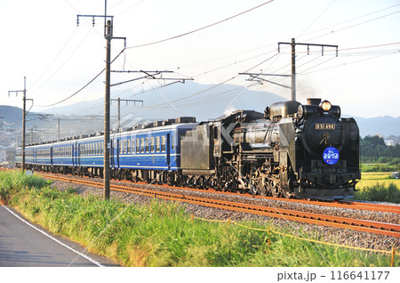 上越線 後閑ー沼田 JR東日本 D51-498+12系(高崎) SLみなかみ 上越線 後閑ー沼田 JR東日本 D51-498+12系(高崎) SLみなかみ 116641177