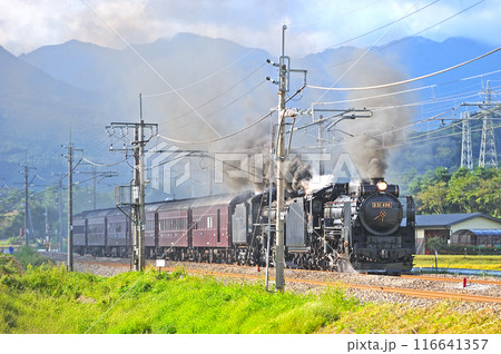 上越線 後閑ー沼田 JR東日本 D51-498+C61-20+旧客6B SL重連レトロみなかみ 上越線 後閑ー沼田 JR東日本 D51-498+C61-20+旧客6B SL重連レトロみなかみ 116641357