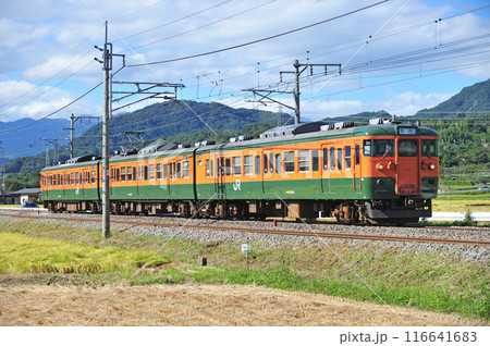 上越線　後閑ー沼田　JR東日本　115系　T1040編成（高崎） 116641683