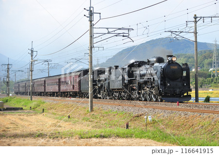 上越線 後閑ー沼田 JR東日本 C61-20+C58-363+旧客6B SL重連レトロみなかみ 上越線 後閑ー沼田 JR東日本 C61-20+C58-363+旧客6B SL重連レトロみなかみ 116641915