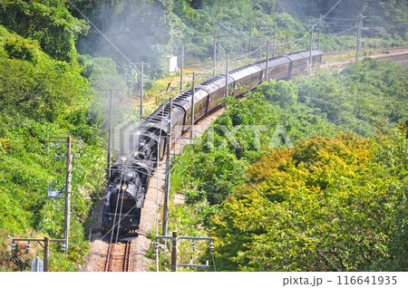 上越線 上牧ー水上 JR東日本 C61-20+C58-363+旧客6B SL重連レトロみなかみ 上越線 上牧ー水上 JR東日本 C61-20+C58-363+旧客6B SL重連レトロみなかみ 116641935
