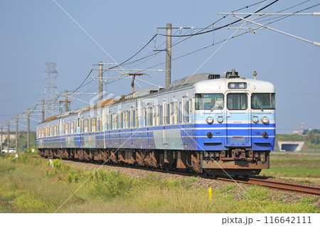 白新線　佐々木ー西新発田　JR東日本　115系　N31+N28編成（新潟） 116642111