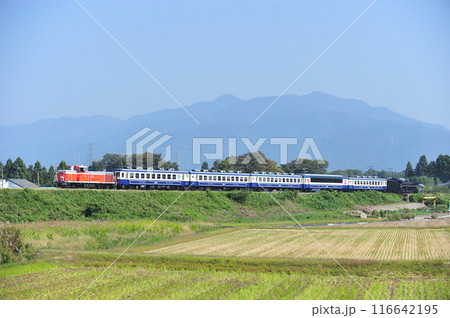 磐越西線　猿和田ー北五泉　JR東日本　DE10-1680＋12系＋C57-180　SL秋風体験号 116642195
