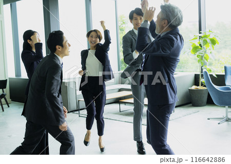 踊るビジネスマン 踊るビジネスマン 116642886