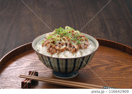 納豆かけご飯 納豆かけご飯 116642909