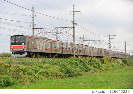 武蔵野線 東川口ー東浦和 JR東日本 205系 M6編成(幕張) 武蔵野線 東川口ー東浦和 JR東日本 205系 M6編成(幕張) 116643229