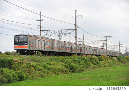 武蔵野線　東川口ー東浦和　JR東日本　205系　M54編成（幕張） 116643230