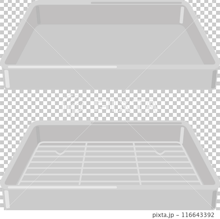 Metal cooking trays and trays Metal cooking trays and trays 116643392