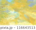 黄色と青色のテクスチャ背景 116643513