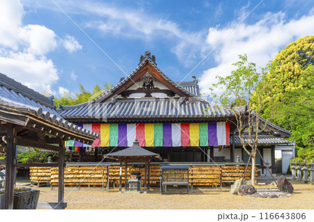 奈良　安倍文殊院　本堂 116643806