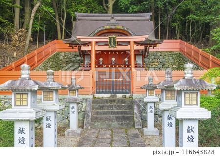 奈良　安倍文殊院　白山堂 116643828