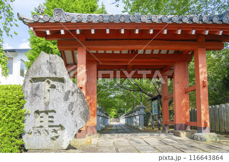 奈良　安倍文殊院　表山門 116643864