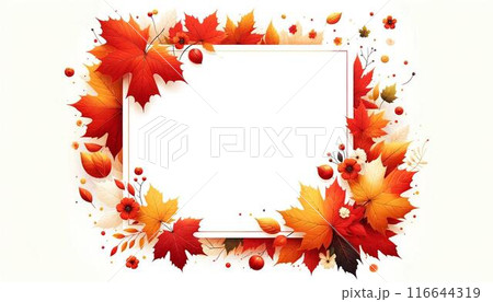 フレーム（紅葉） 116644319