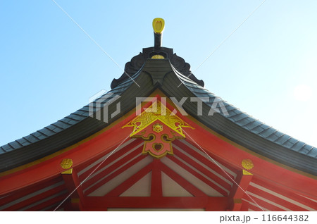 蛭子神社･拝殿の屋根（生田神社･境内／兵庫県神戸市中央区） 116644382