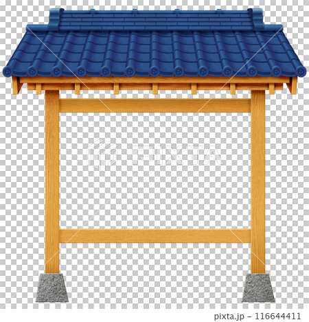 Material: Tile roof sign frame Material: Tile roof sign frame 116644411