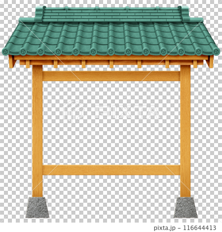 Material: Tile roof sign frame Material: Tile roof sign frame 116644413