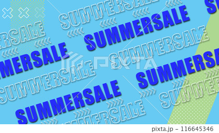 SUMMER SALEのイラスト SUMMER SALEのイラスト 116645346