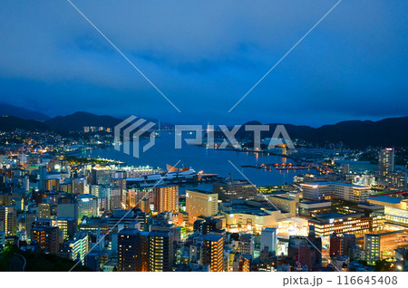 長崎港夜景　日本三大夜景　眺望 116645408