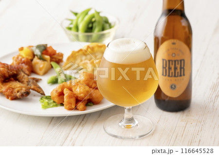 ビールと枝豆 116645528