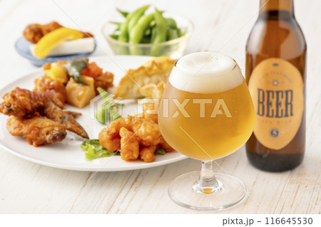 ビールと枝豆 116645530