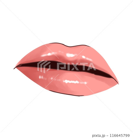 脱力している唇 116645799