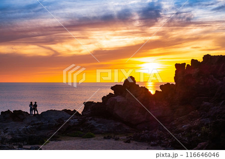 十六羅漢岩・夕景 116646046