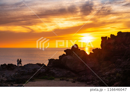 十六羅漢岩・夕景 116646047