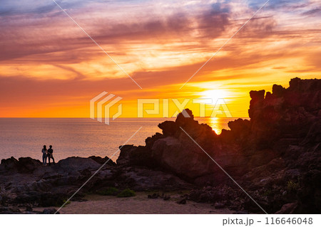 十六羅漢岩・夕景 116646048