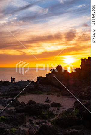 十六羅漢岩・夕景 116646059