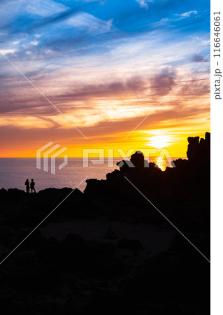 十六羅漢岩・夕景 116646061