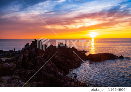 十六羅漢岩・夕景 116646064