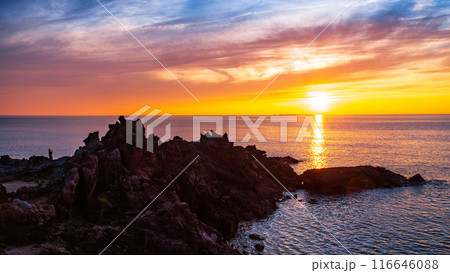 十六羅漢岩・夕景 十六羅漢岩・夕景 116646088