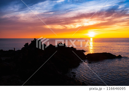 十六羅漢岩・夕景 十六羅漢岩・夕景 116646095