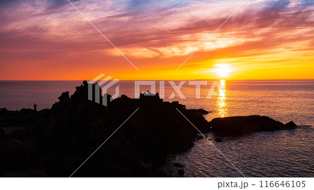十六羅漢岩・夕景 十六羅漢岩・夕景 116646105