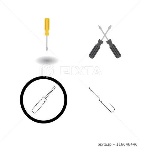 screwdriver logo stock 116646446
