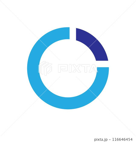 trendy loading logo 116646454