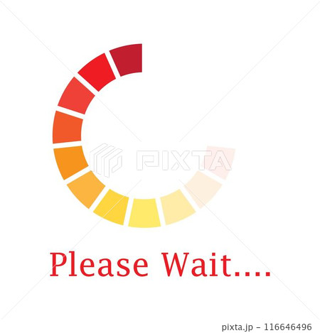 trendy loading logo trendy loading logo 116646496